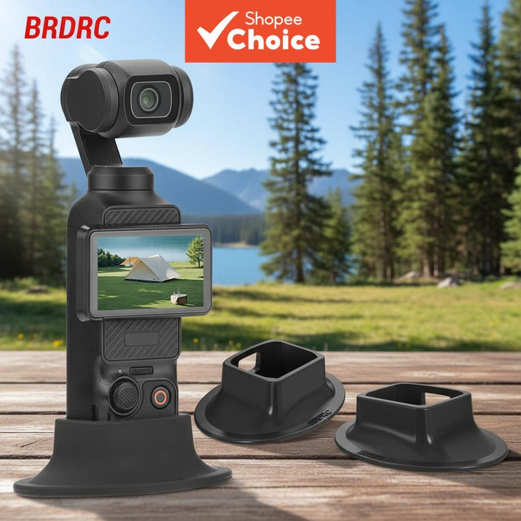 Suporte de Base de Silicone para Mesa BRDRC para Câmera Gimbal DJI OSMO Pocket 3 Suporte Fixo Antiderrapante para Vlog,
