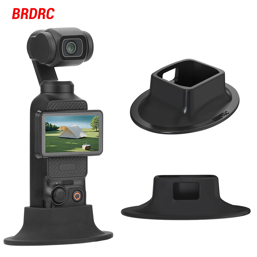 Novo Suporte de Mesa Base BRDRC para DJI OSMO Pocket 3 - Suporte de Silicone para Câmera Gimbal Portátil, Ideal para