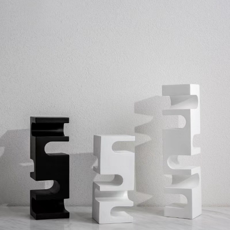 5ZQK Irregular Resin Decorations Nordic Style Light Luxury Creative Home Decor Soft Decorations for Study and Living Roo