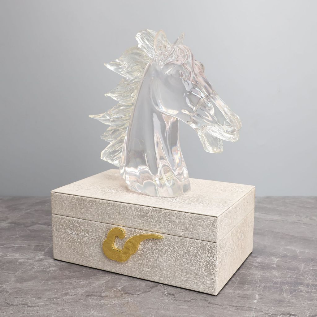 KDX1 European-style creative resin horse head decoration for model homes, sales offices, living rooms, home desktops, be