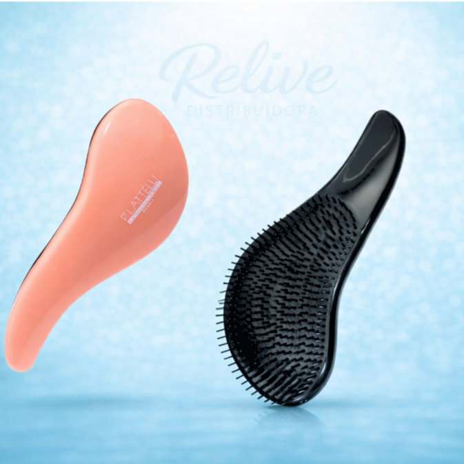Escova Mágica Para Todos os Tipos de Cabelo Liso e Cacheado - UV - Pente Desembaraçador Anti Frizz