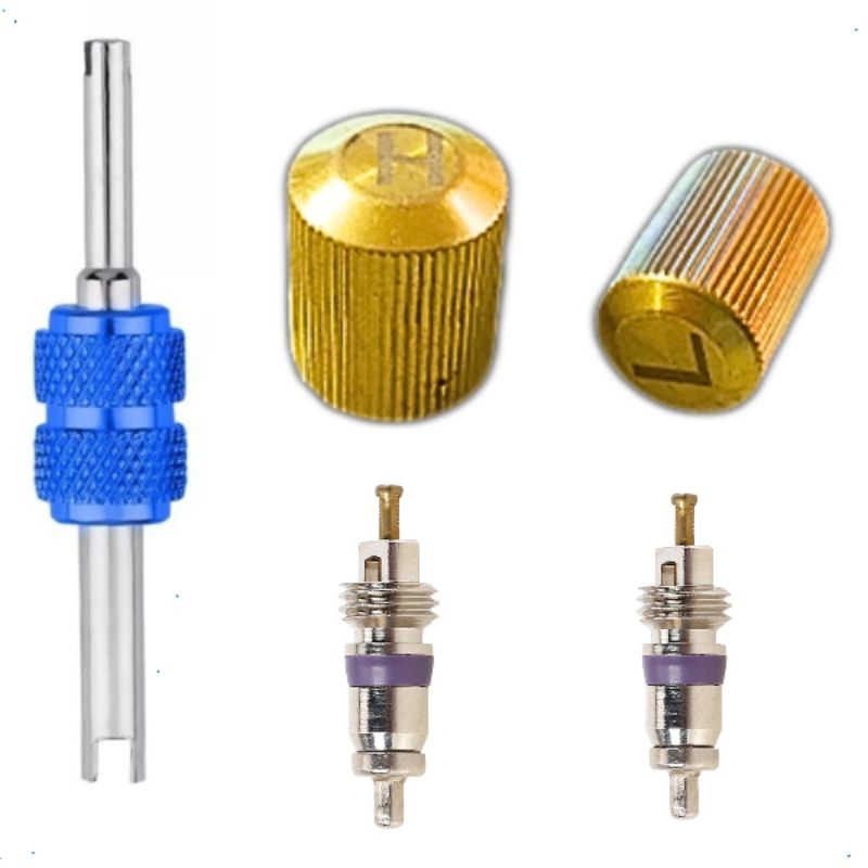 Kit Tampa Elimina Vazamento Válvula Ar Condi Bora Nivus Polo Amarok Tiguan Touareg Passat Jetta Virtus T-Cross Golf
