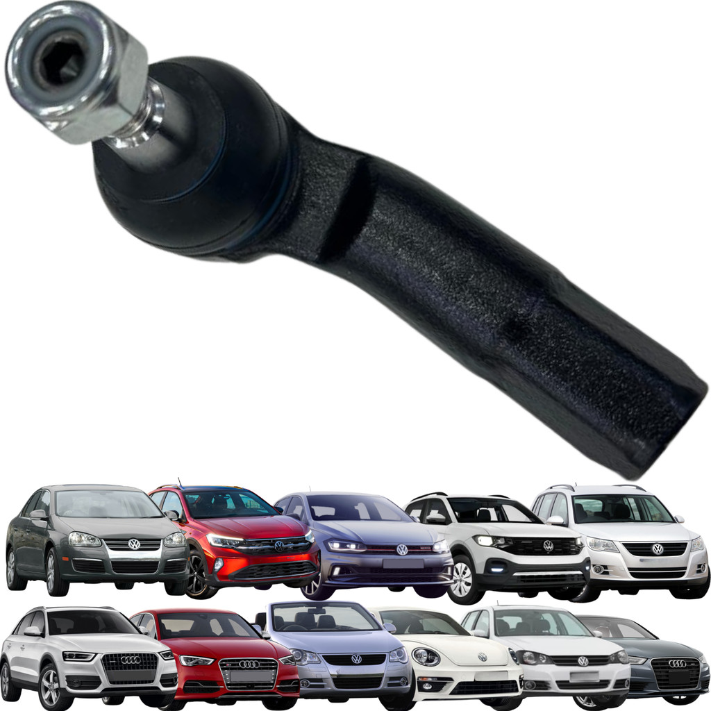 Terminal Direção Direito NAKATA A3 Q3 S3 EOS Fusca Golf Jetta Nivus Polo T-Cross Tiguan Virtus