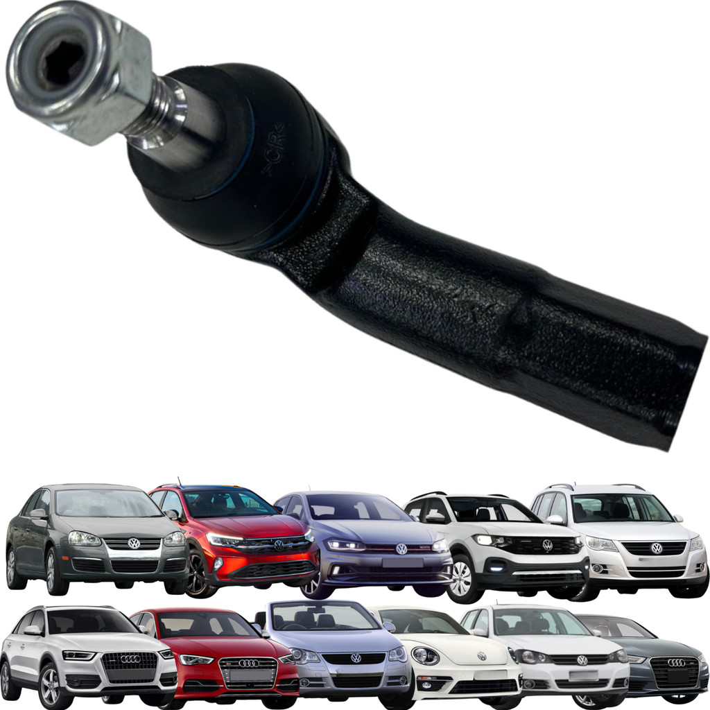 Terminal Direção Esquerdo NAKATA A3 Q3 S3 EOS Fusca Golf Jetta Nivus Polo T-Cross Tiguan Virtus