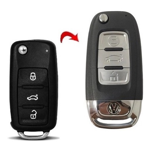 Chave Modelo Presenca Jetta Tiguan Nivus T-cross Cod-1873