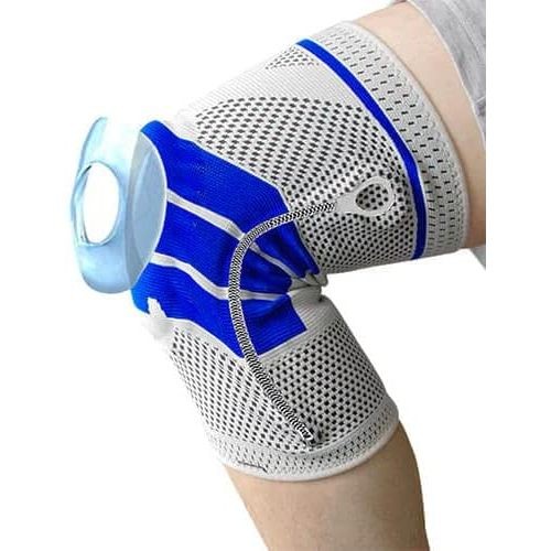 Joelheira Ortopedica Compressao Gel Silicone Suporte Patela Musculaçao Articulaçao Esporte