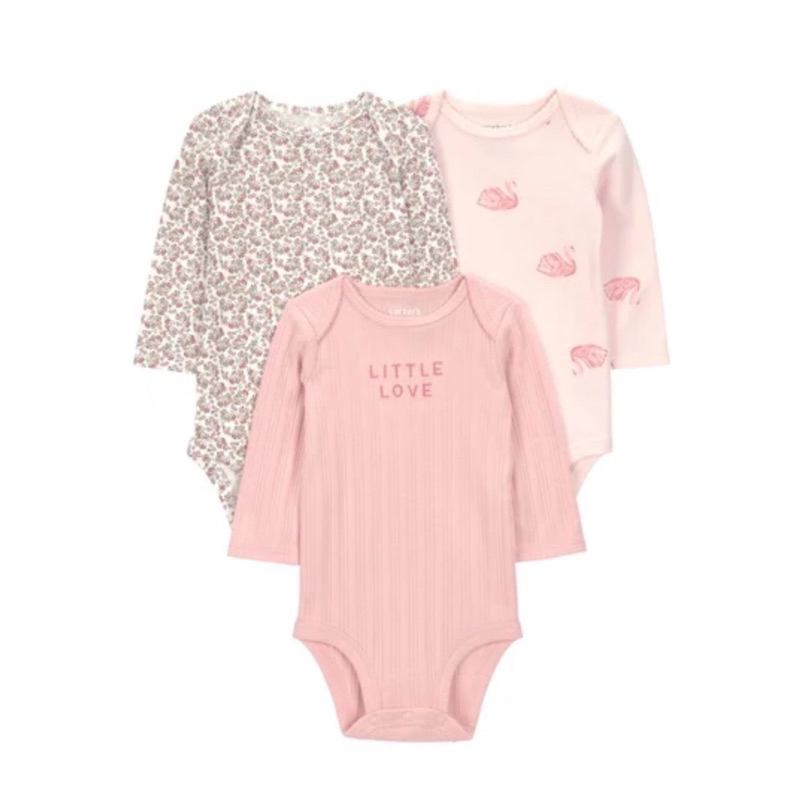 Kit Body manga longa  menina -child of mine by Carters