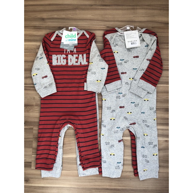 kit com 2 macacões Child Of Mine Carters