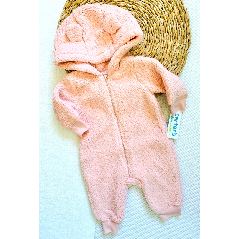 Macacão Child of Mine Carters Sherpa Teddy Inverno Menina