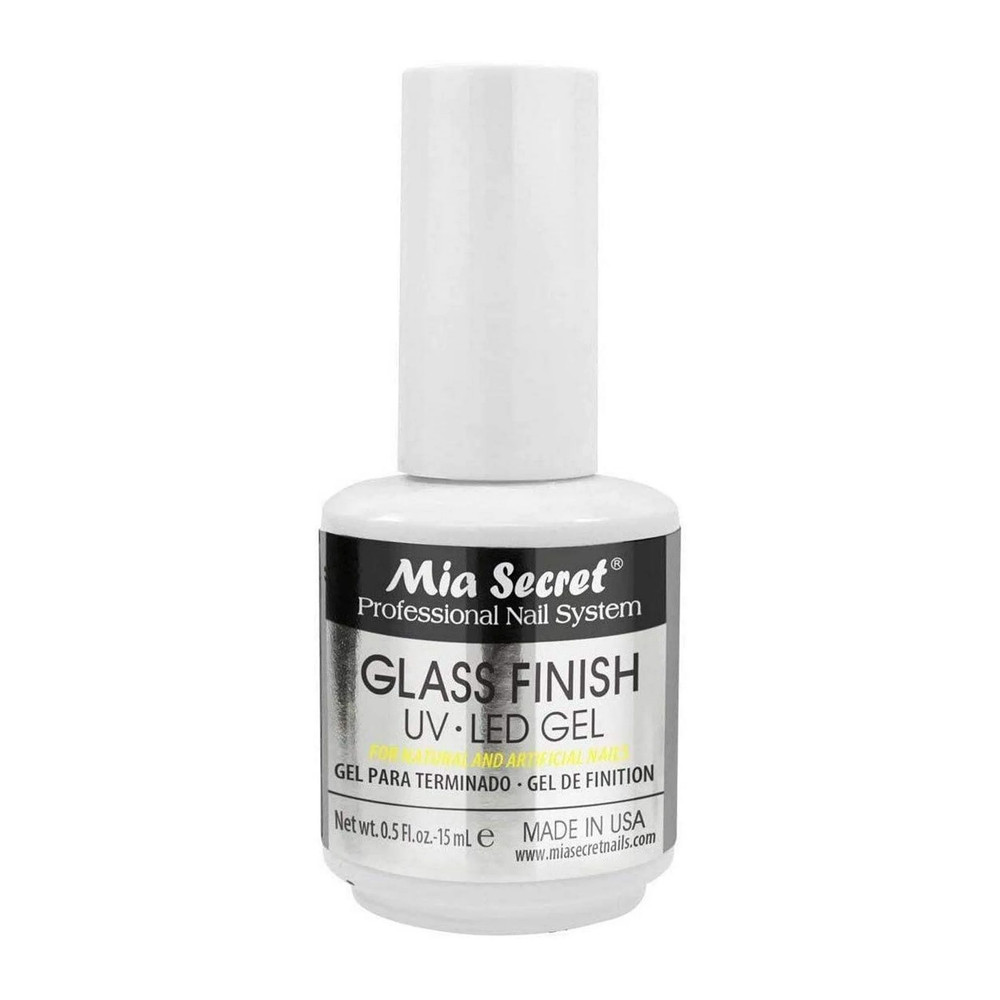 Gel Acabamento Vidro Mia Secrets p/Unhas Frasco 15ml