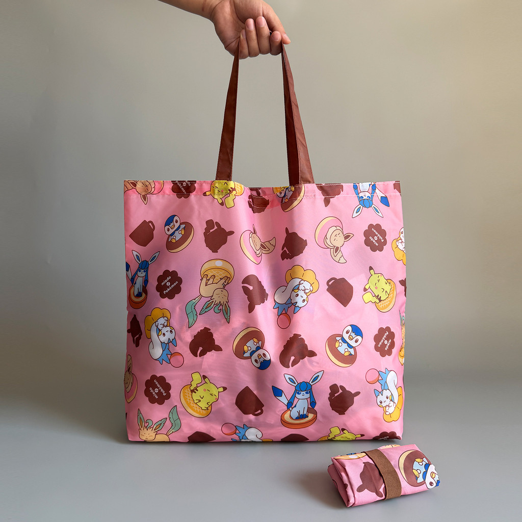 Exportado para o Japão Original Único Grande Dobrável Leve Resistente a Rasgos Eco-friendly Shopping Bag Piquenique Prim