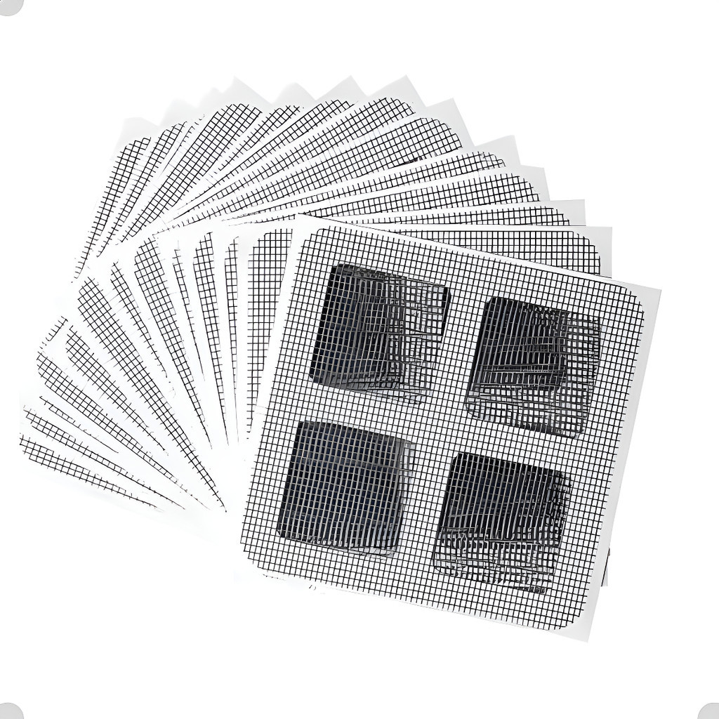 30 Ralo 10x10cm Telas Protege Rato Mosquito Não Passa Cabelo proteção contra insetos baratas