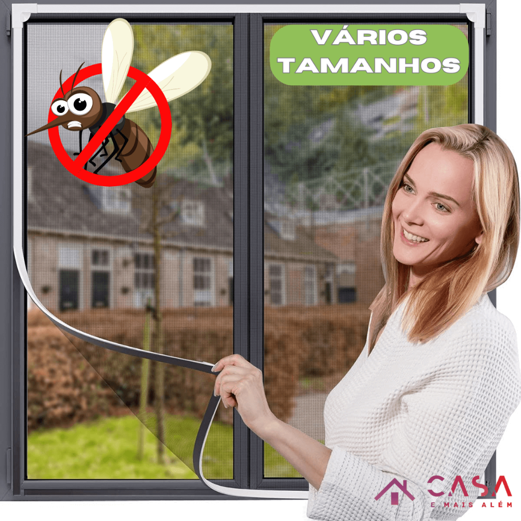 Tela Mosquiteira Janela, Protege Contra Mosquitos e insetos, Borrachudo, Dengue, Mosca, Pernilongo