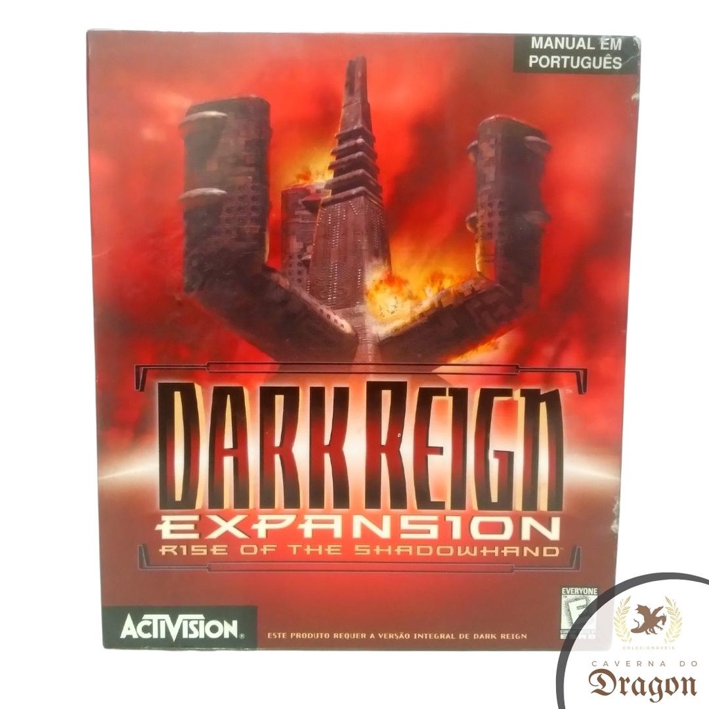 Dark Reign Expansion Rise of the Shadowhand Big Box Original PC (Lacrado)