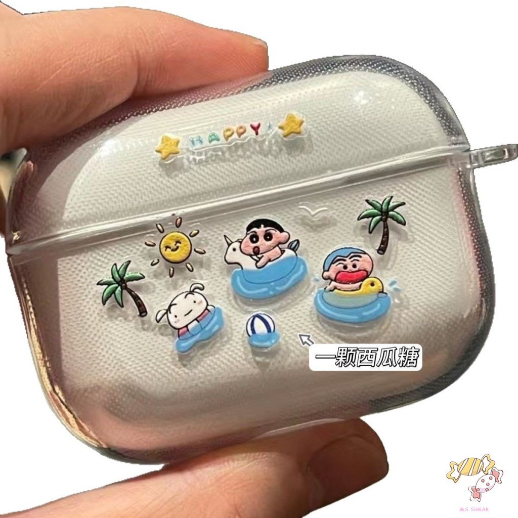 Adesivos Fofos À Prova D'água Shin-chan DIY-Decalques De Gelatina 3D Para Unhas De iPad De Telefone