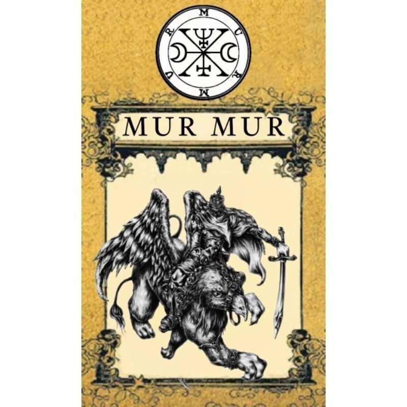 Murmur Demon Goetia Placa Decorativa MDF tamanho A4 28x20 Envio Imediato