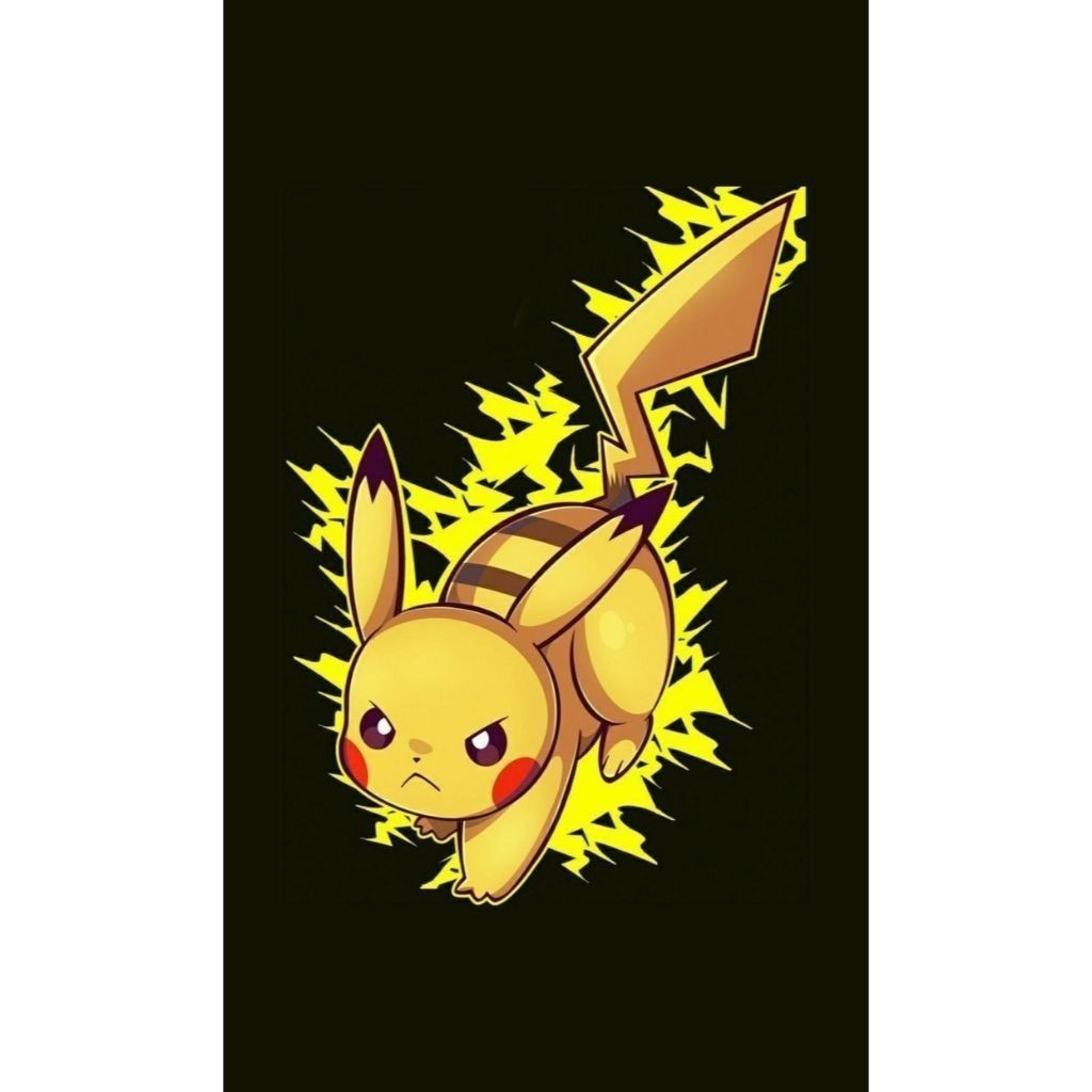 Quadro Pokemon Pikashu tamanho 20x28 Placa decorativa MDF
