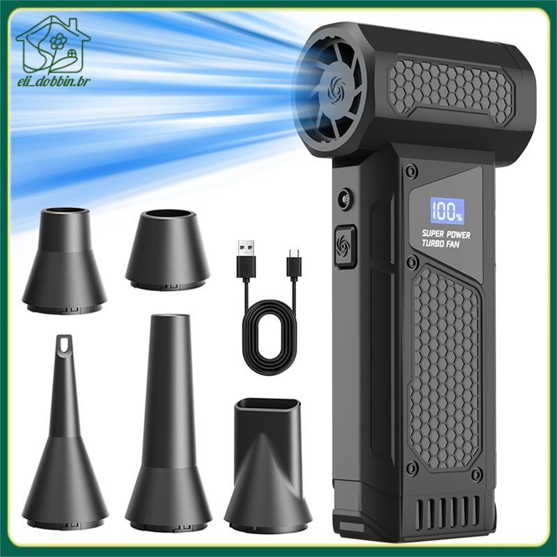 Ventilador A Jato Sem Fio Escova M5 Turbo De Ar De Alta Velocidade 110.000 RPM Lavadora De Pressão E Vácuo De Furacão