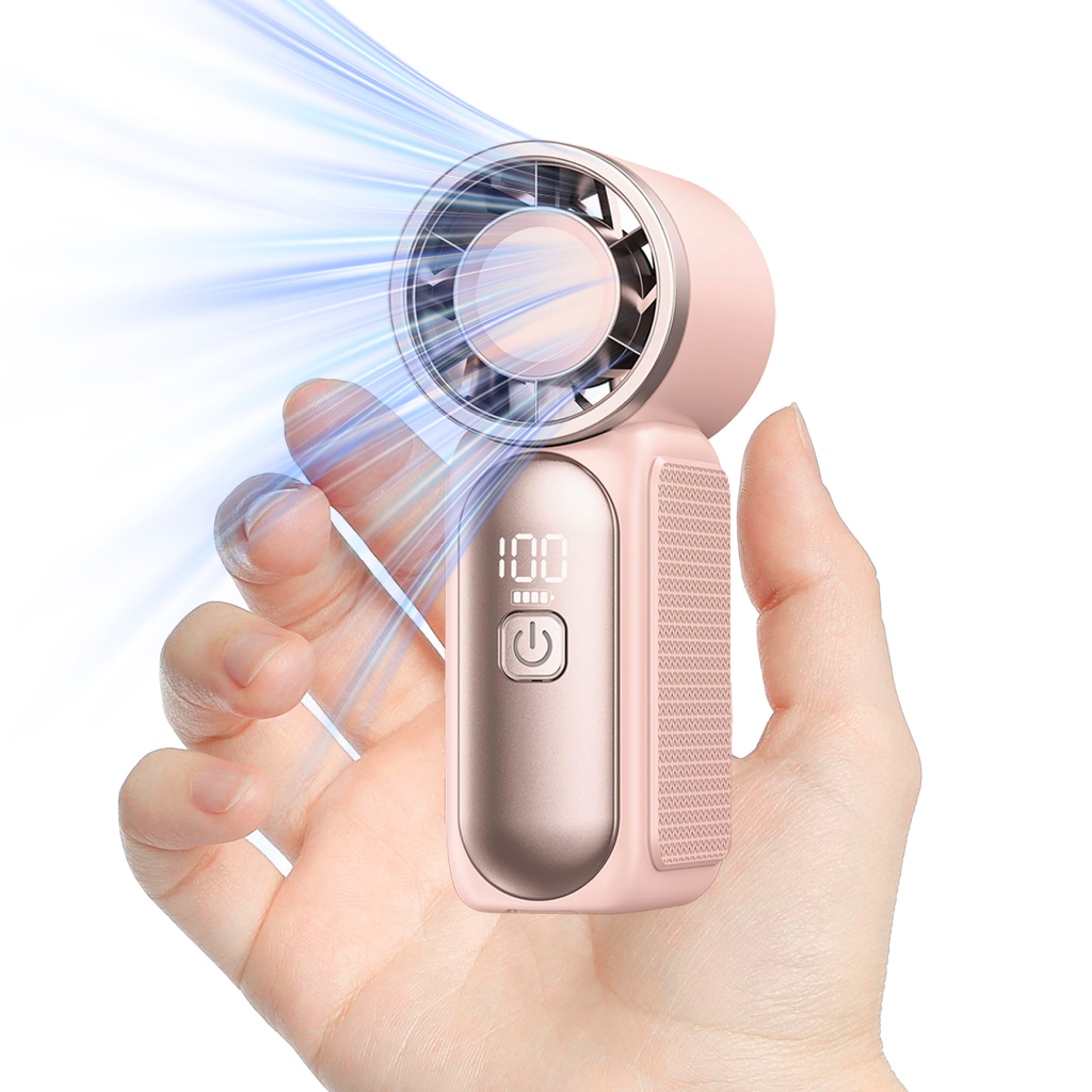 Menor ventilador (2025 novo) 3600mAh portátil mini ventilador turbo de mão 3,5 polegadas 16900 rpm alta velocidade