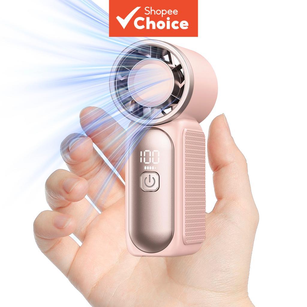 Mini Ventilador Turbo Portátil Para Resfriamento Pessoal De Alta Velocidade 16900 Rpm/3.5 Polegadas/3600mAh