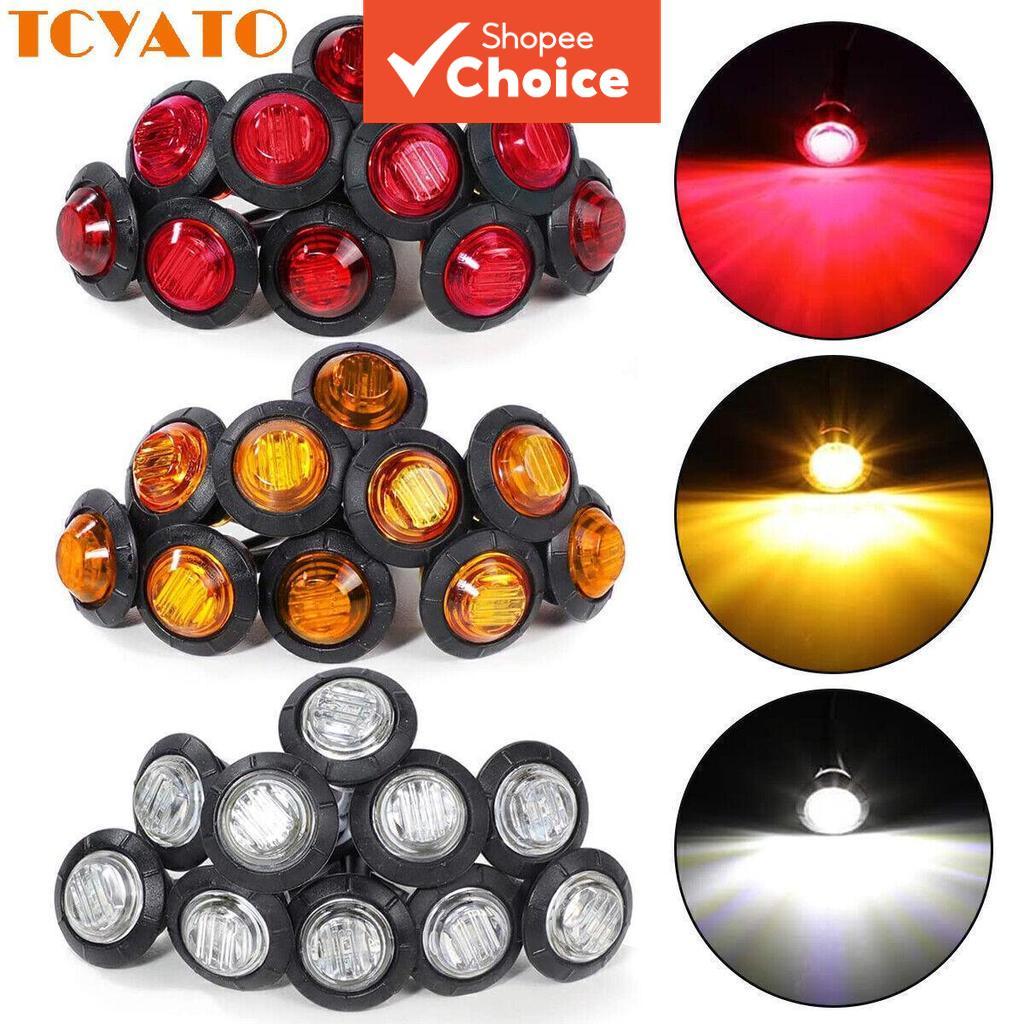 10PCS LED Luzes Marcadoras Laterais De Caminhão 12V 24V Aviso De Folga