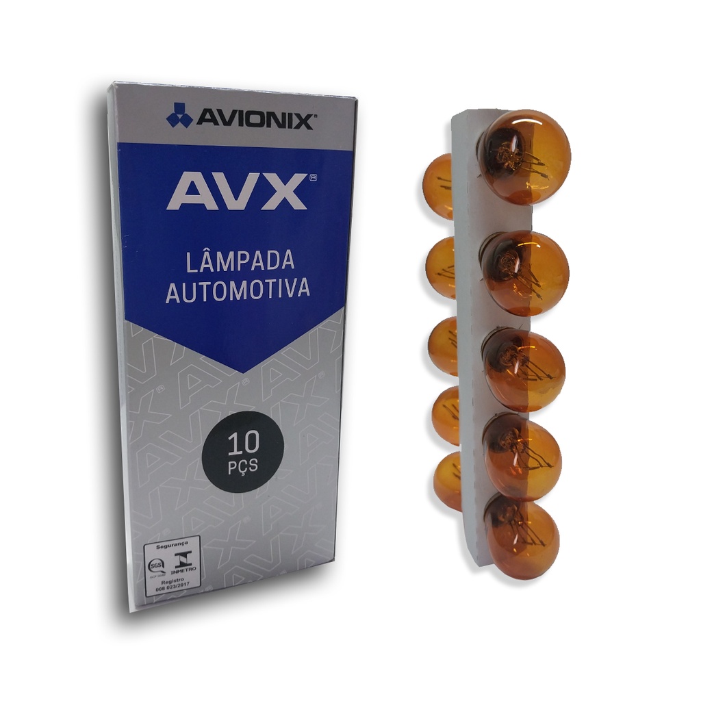 Lâmpadas Halógeno Âmbar 2 Polos 21W/5W 12 Volts - Pinos Desencontrados - 10pcs