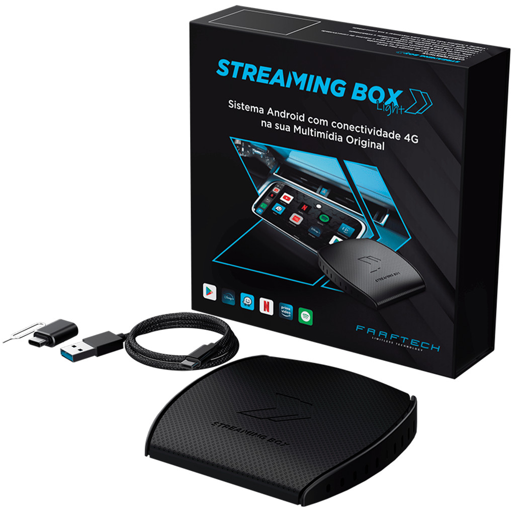 Streaming Box Light Volvo V60 2019 a 2020 Com Carplay