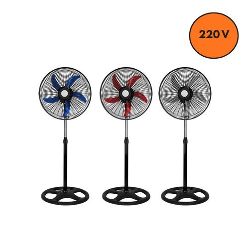 Ventilador Pedestal 220V 60W Alta Performance Preto Silencioso Ajuste Altura Ventilação Eficiente