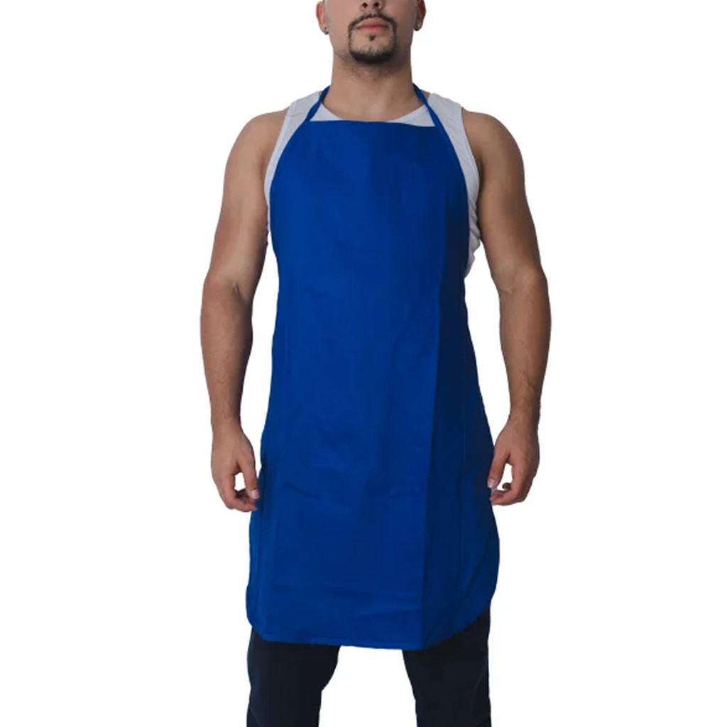 Avental Térmico Azul 90×60 Alta Temperatura Com Ajuste