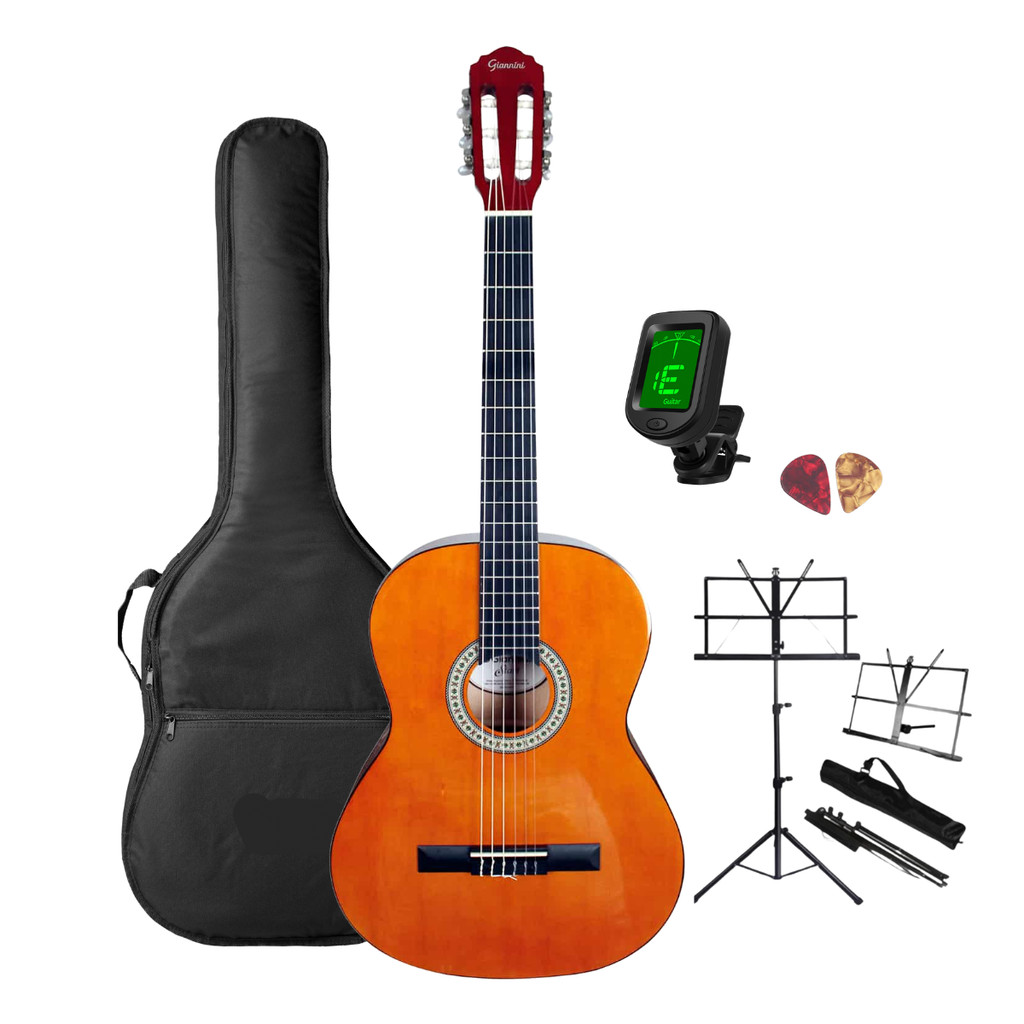Violao Nylon Giannini Start N-14 NT Estudante  + Acessórios