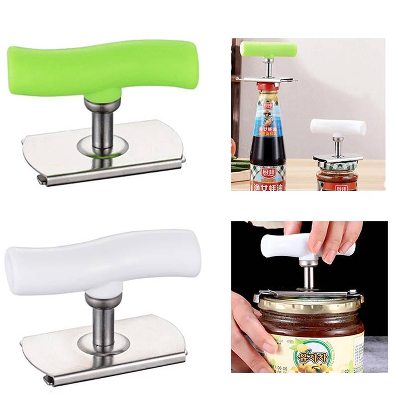 PFG Abridor De Lata Ajustável De Aço Inoxidável Antiderrapante Multifuncional Manual Jar Garrafa Tampa Gadget Casa Gadge