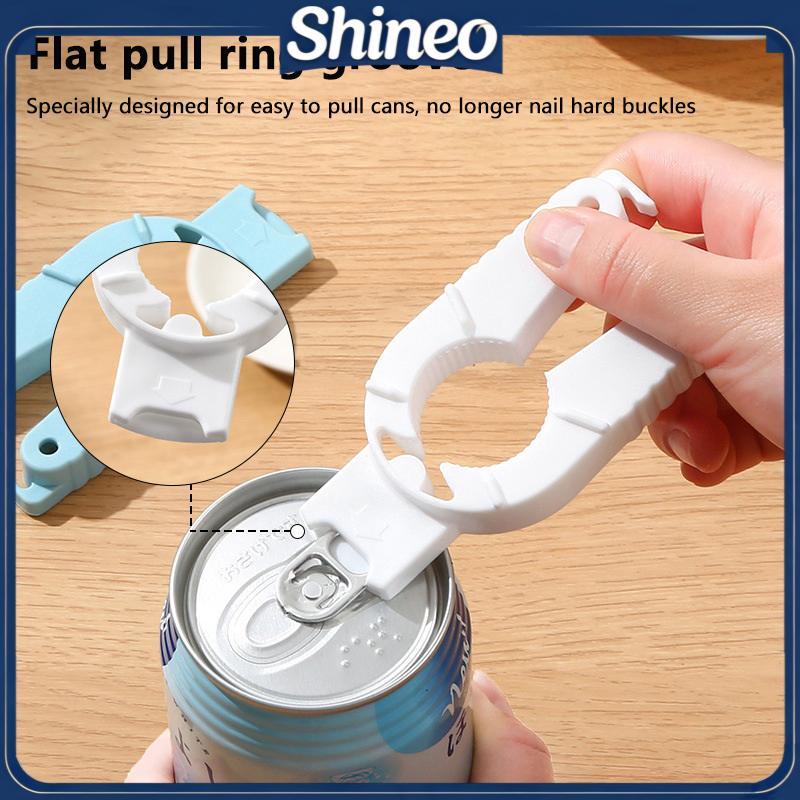 SHINE 2 Pçs Multi Abridor De Garrafa De Plástico Lata De Água Pinça Jar Tampa Removedor Puxar Guia Sopa Para Mão Fraca I
