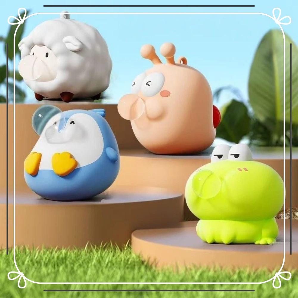 Boneca De Apertar , Bolha Soprando Animais Fofos Brinquedo De Desenho Animado , Alívio Do Estresse , Sapo De Ovelha , Br