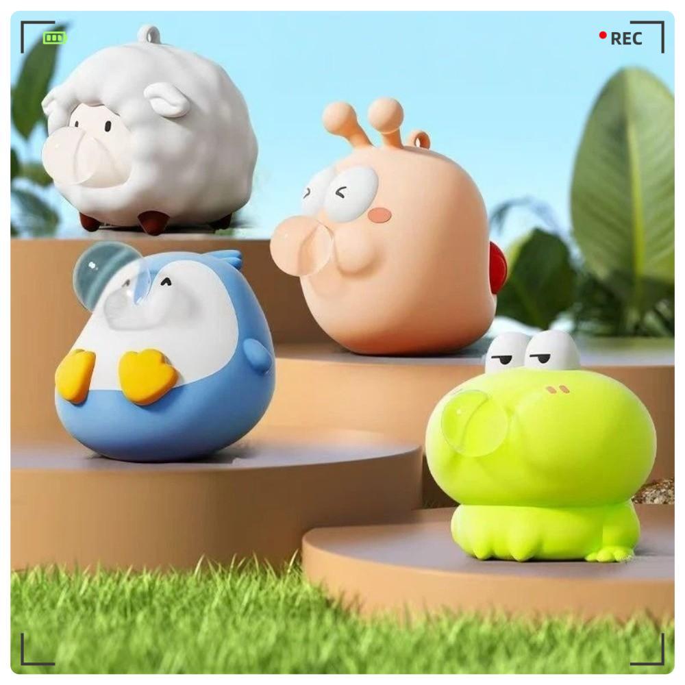 Boneca De Apertar , Brinquedo De Desenho Animado De Sapo De Ovelha Soprando Bolha , Animais Fofos Em Forma De Brinquedos