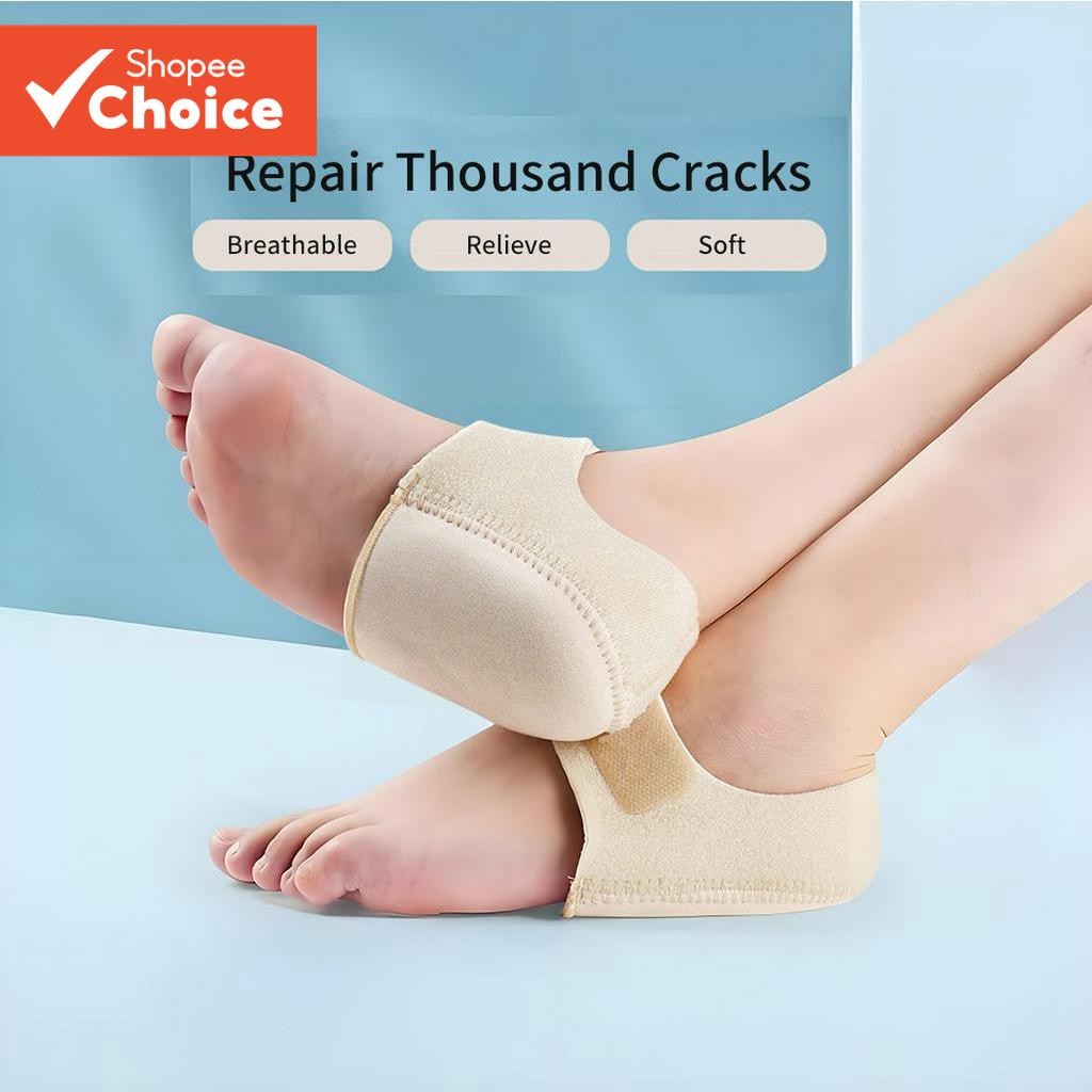 Almofadas De Calcanhar De Silicone Alívio Da Dor Tendinite De Aquiles Fascite Plantar Almofada Respirável Antiderrapante