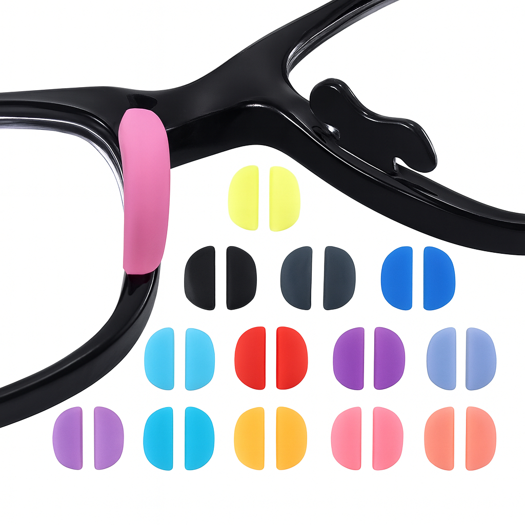 Plaqueta Almofada de silicone confortável para óculos macia antiderrapante - 1 a 5 pares
