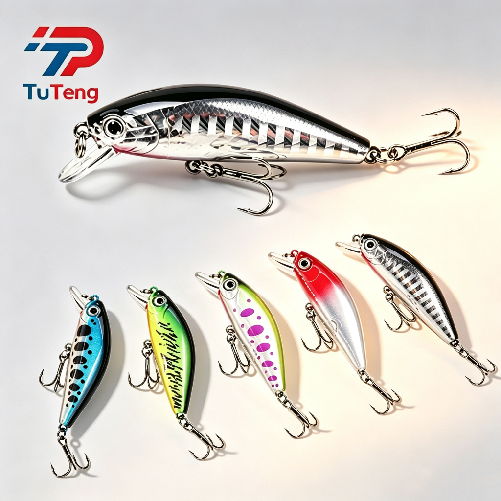 Isca falsa submersa para Minnow, 6.7g, 5.5cm, isca falsa biônica, tiro longo, pesca submersa, isca falsa