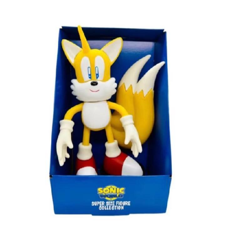 Boneco Tails 24cm Grande – Sonic Original | Super Detalhado | Colecionável Imperdível
