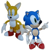 Bonecos Grandes 25cm - Sonic E Tails Collection Original