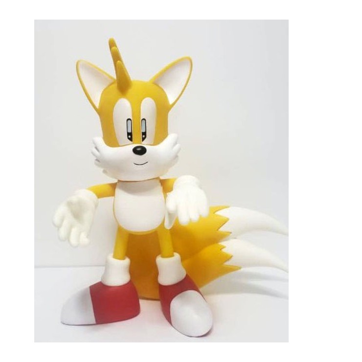 Boneco Tails Grande Sonic Collection Articulado Aprox. 25 Cm