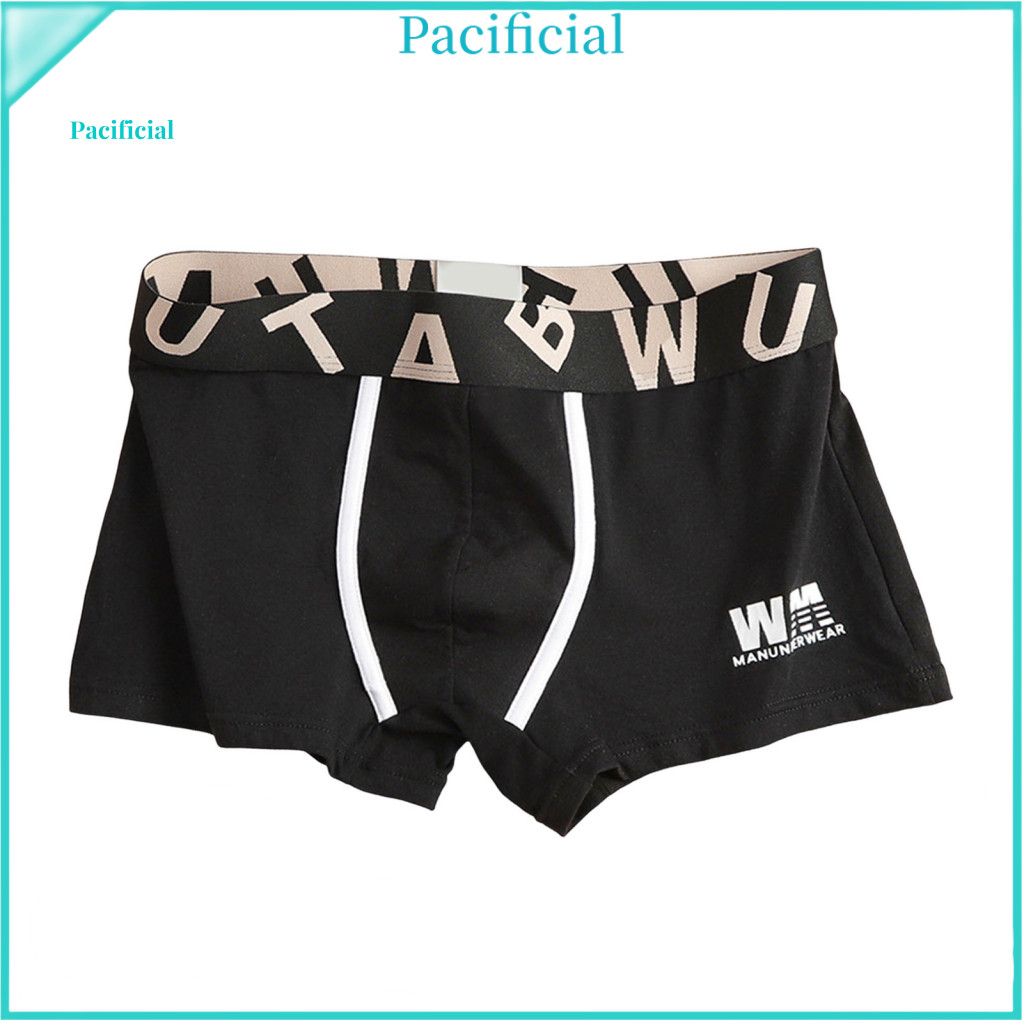 Comfortable Fit Boxer Shorts Men Underwear Men's Breathable Mid-waist Briefs Elastic U-convex Design Smooth Seamless Let
