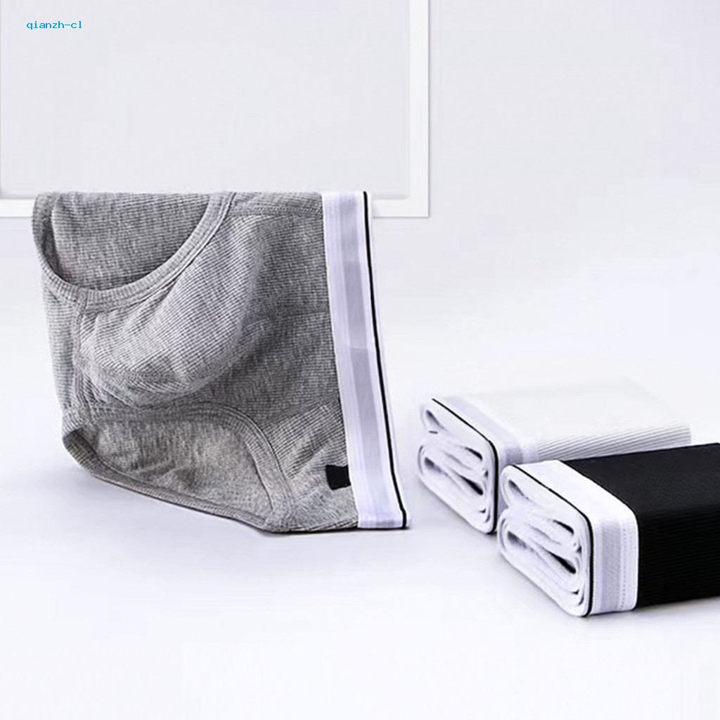 Men Briefs Men's Breathable Modal Wide Waistband Mid-rise Seamless Underwear Quick-drying 3d Cutting Design for Comfort