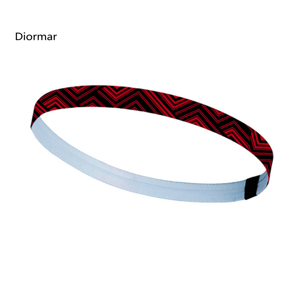 Elastic Sweatband Silicone Sports Headband Non-slip Breathable Sweat-wicking Running Yoga Fitness Band for Men Women –