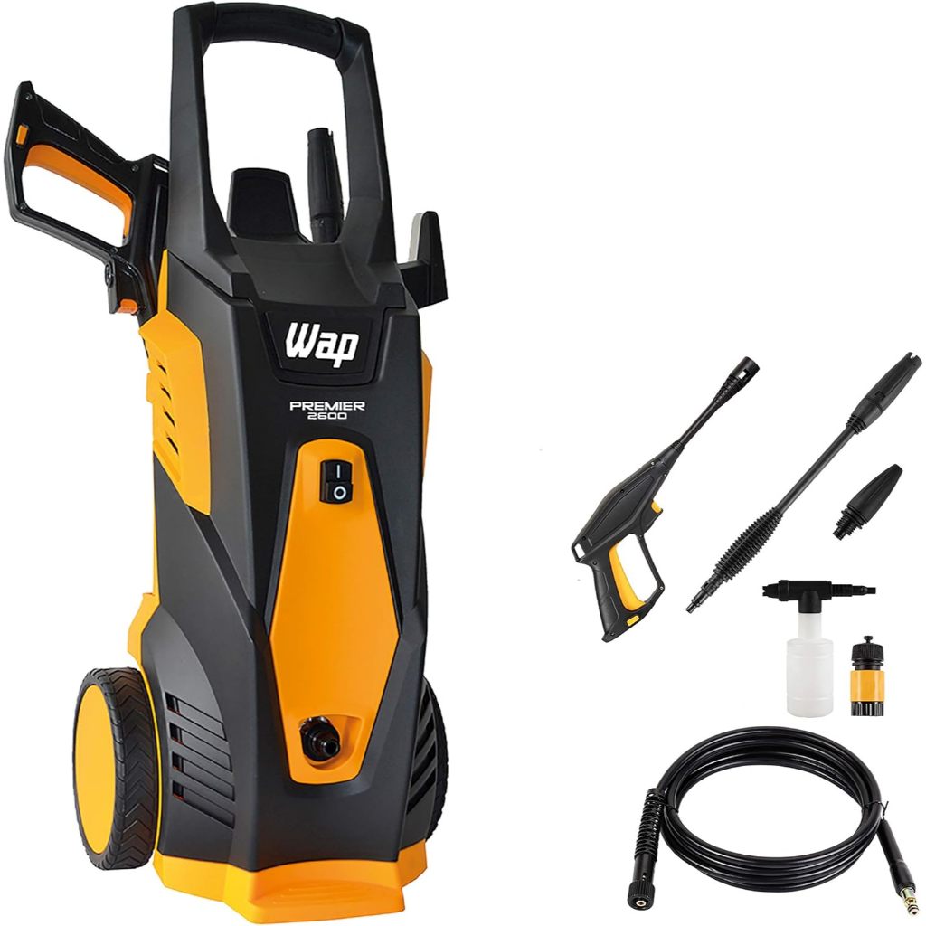 Lavadora de Alta Pressão WAP Premier 2600 1800W 2000 PSI com Aplicador de Detergente - 127v