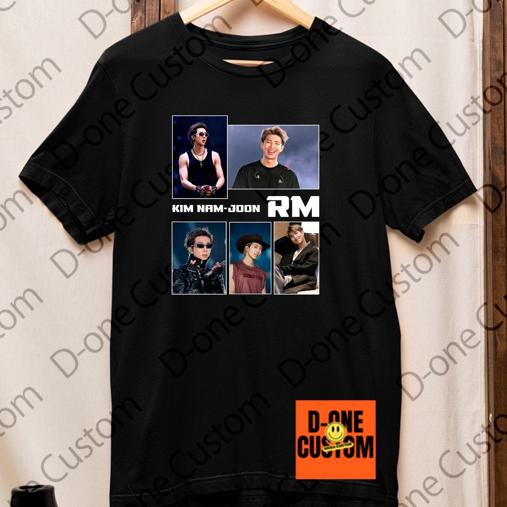 Camisa Camiseta RM Kim Nam Joon Bts Rapper Coreano K-pop Tour Arirang 2026 Homenagem Turnê Brasil