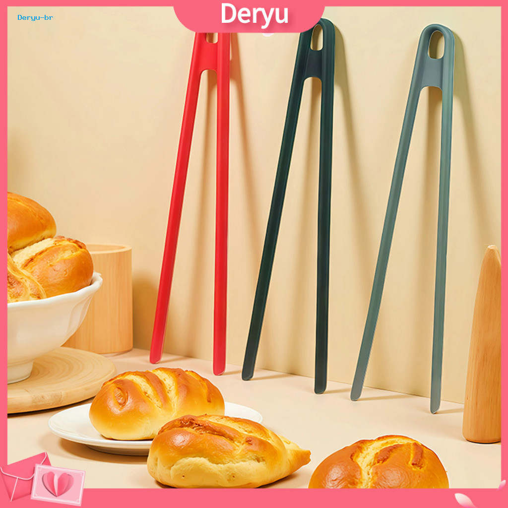 Anti-slip Grip Kitchen Tools Heat Resistant Cooking Tongs Heat-resistant Silicone Food Non-slip Utensil for Bbq Steak Br