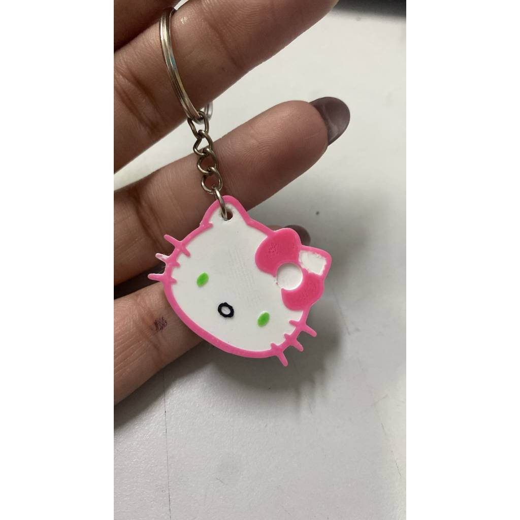 Kit Chaveiro Hello Kitty com Abridor de Latinha Lembrancinha Festa Infantil