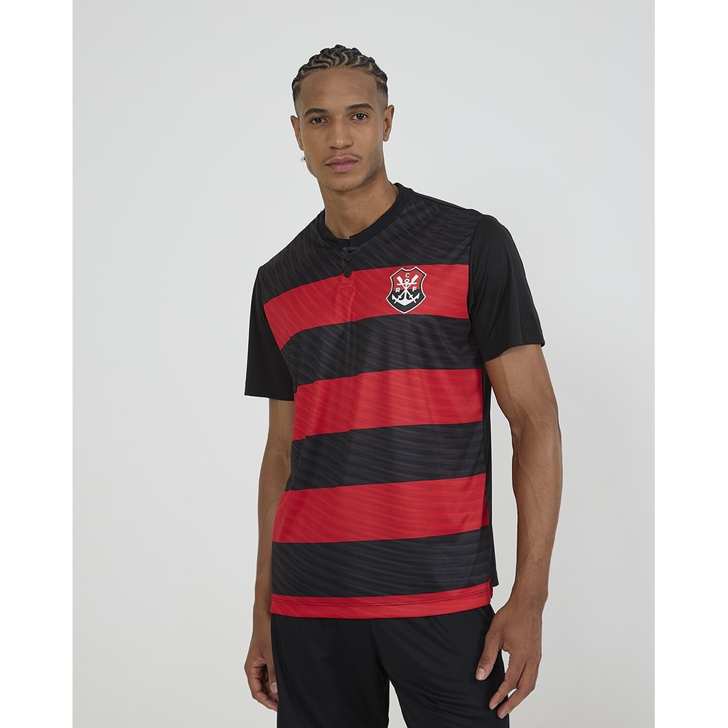 Camisa Flamengo Polo Dry Encontro Torcedor  Licenciado Oficial Campeão