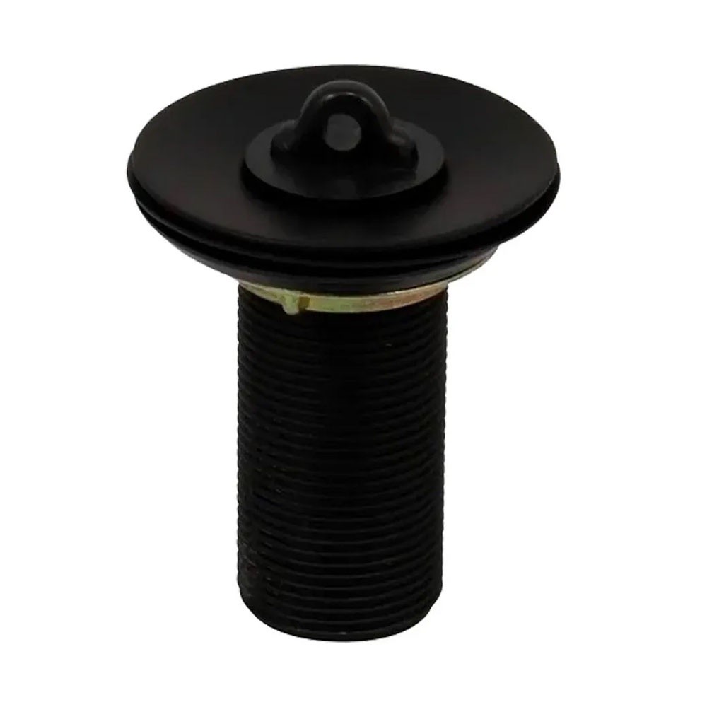 Válvula Ralo Lavatório Banheiro Cuba Pia 7 8 Metal Preto Black Matte Verniz Cataforético Tampa Abs