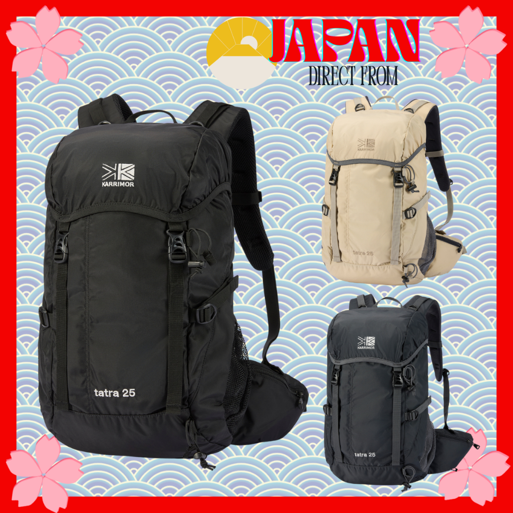 【Direct from Japan】Karrimor Tatra 25L Backpack Hiking Trekking Daypack with Hip Belt Pockets 501211